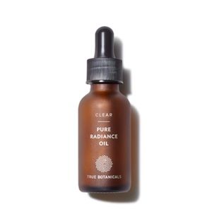 True botanicals clear pure radiance oil.